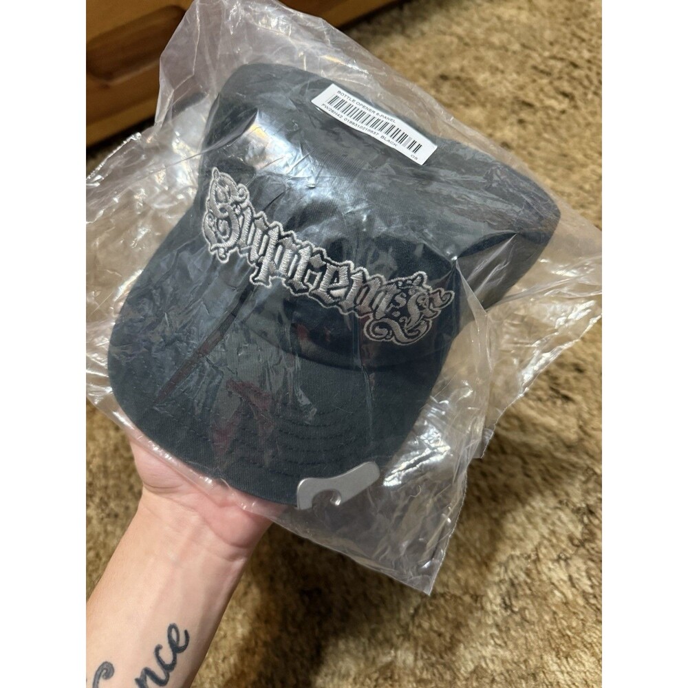 Supreme Bottle Opener 6-Panel Black Brand New In Hand